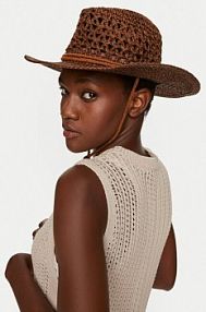 Kapelusz Banana Moon brązowy damski