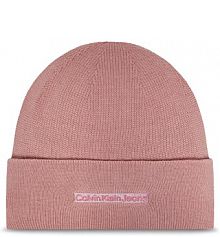 Czapka zimowa Calvin Klein różowa damska