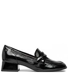 Półbuty na obcasie Caprice czarne