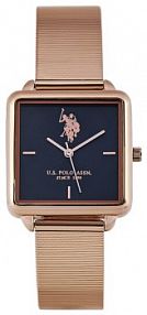 Zegarek U.S. Polo Assn. różowe złoto damski