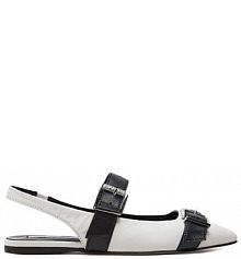 Sandały KARL LAGERFELD białe damskie