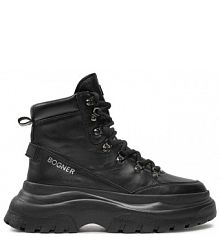 Botki Bogner czarne damskie