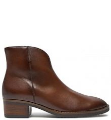 Botki na obcasie Gabor brązowe