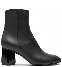 Botki na obcasie AGL czarne