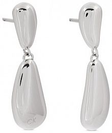 Kolczyki Calvin Klein srebrne