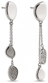 Kolczyki Calvin Klein srebrne