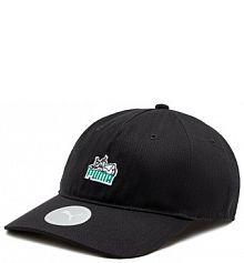 Czapka z daszkiem Puma czarna damska