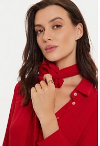 Kolczyki Fossil złote