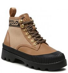 Trapery KARL LAGERFELD brązowe damskie