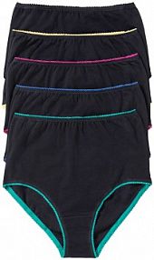 Figi z wysoką talią (5 par)  Bonprix