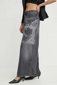 Spódnica maxi K+LUSHA  szara KLCALIOPDF130