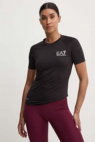 T-shirt EA7 Emporio Armani  czarny damski TJEMZ.8NTT70.