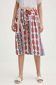 Spódnica midi La Petite Française  multicolor PFJOUET