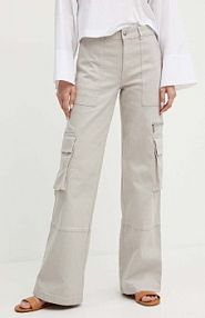 Spodnie eleganckie Max&Co.  szare damskie 2426136021200