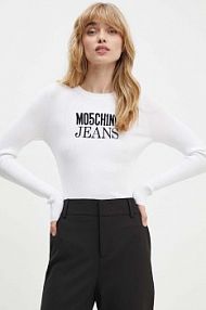 Sweter Moschino Jeans  beżowy damski 0926.8205