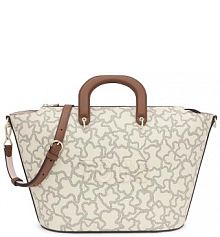 Torebka shopperka Tous  beżowa 2002127901