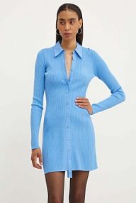 Sukienka mini Moschino Jeans  niebieska 0488.8205