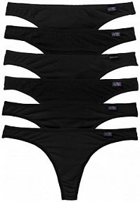 Stringi z bawełny organicznej, 6 par  Bonprix