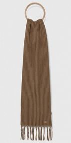 Szalik Weekend Max Mara  brązowy damski 2425746035600