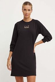 Sukienka mini EA7 Emporio Armani  czarna TJ9RZ.6DTA52.