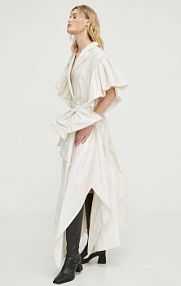 Sukienka mini MMC STUDIO  beżowa ILO.DRESS