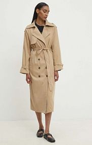 Płaszcz Answear.LAB  beżowy damski MA706.hms