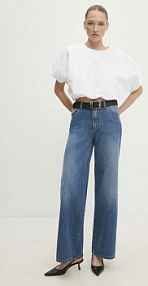 Jeansy Answear.LAB  niebieskie damskie DFC.BALEN2324