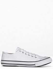 Sneakersy z bawełnianej kanwy  damskie Bonprix