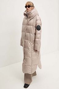 Kurtka puchowa MMC STUDIO  beżowa damska MILA.COAT