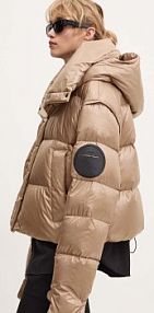 Kurtka puchowa MMC STUDIO  beżowa damska RAFO.JACKET