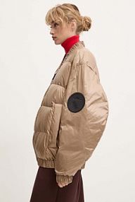 Kurtka puchowa MMC STUDIO  beżowa damska LUKA.JACKET