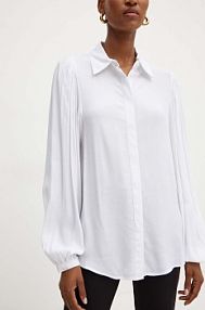 Koszula z długim rękawem Silvian Heach  biała GPA24219CA