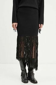 Spódnica mini MUNTHE  czarna 243123024376