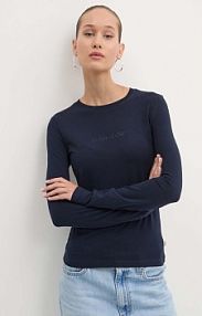 Longsleeve Guess Jeans  granatowy damski W4YI22.J1314