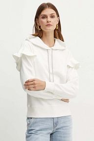 Bluza przez głowę Silvian Heach  beżowa GPA24338FE