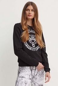 Bluza przez głowę Plein Sport  czarna FADC.WJO0990.