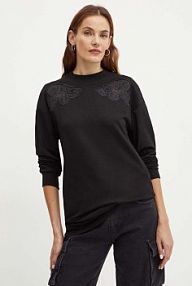 Bluza przez głowę Silvian Heach  czarna GPA24265FE