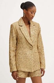 Żakiet Silvian Heach  złoty GPA24197GC