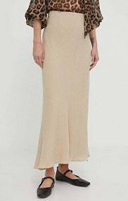 Spódnica maxi By Malene Birger  beżowa Q71587013