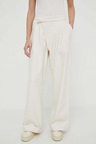 Spodnie eleganckie Won Hundred  beżowe damskie 2824.14233