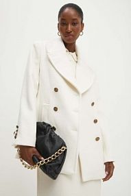 Płaszcz Answear.LAB  biały damski WA24.KPD020