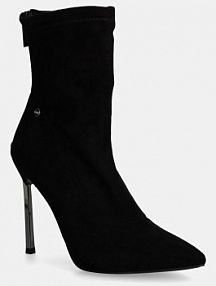 Botki na obcasie Goe  czarne OO2N4221.BLAC