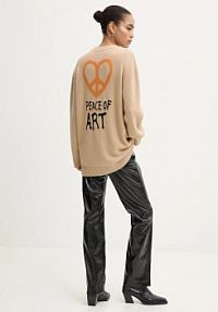 Kardigan Moschino Jeans  beżowy 0928.8706