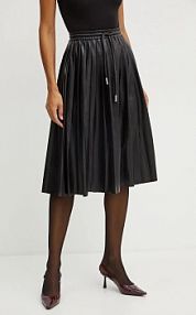 Spódnica midi Silvian Heach  czarna GPA24052GO