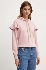 Bluza przez głowę Silvian Heach  różowa GPA24338FE