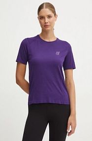 T-shirt Compressport  fioletowy damski ATSW493