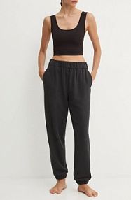 Spodnie dresowe JOYINME  czarne damskie Spodnie.Kind