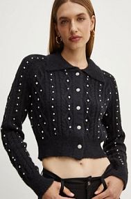 Kardigan Silvian Heach  czarny CVA24038CD