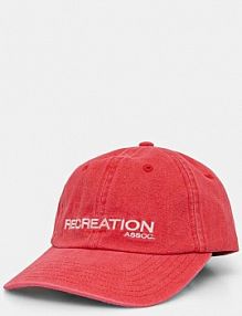 Czapka z daszkiem P.E Nation  czerwona damska 243A415