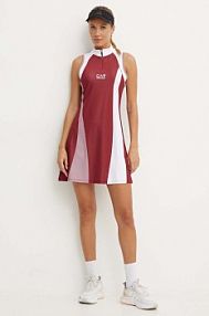 Sukienka mini EA7 Emporio Armani  bordowy TJ04Z.6DTA51.